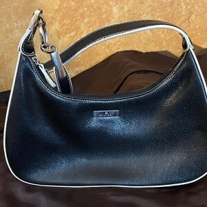 Minicci Black and White Shoulder Bag